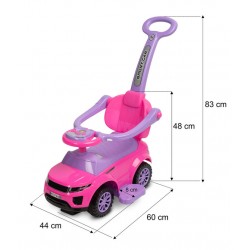 JEŹDZIK SPORT CAR PINK