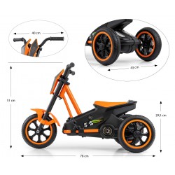 MILLY MALLY 5721 Gokart na pedały Rider Orange