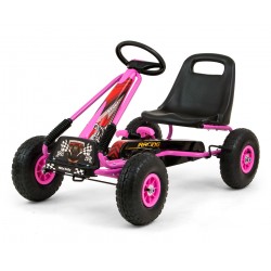 MILLY MALLY Gokart na pedały Thor Pink