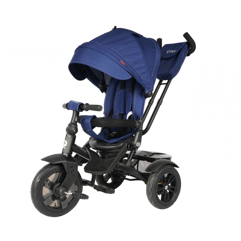 MILLY MALLY 5393 Qplay Rowerek trójkołowy Premium Navy/Blue