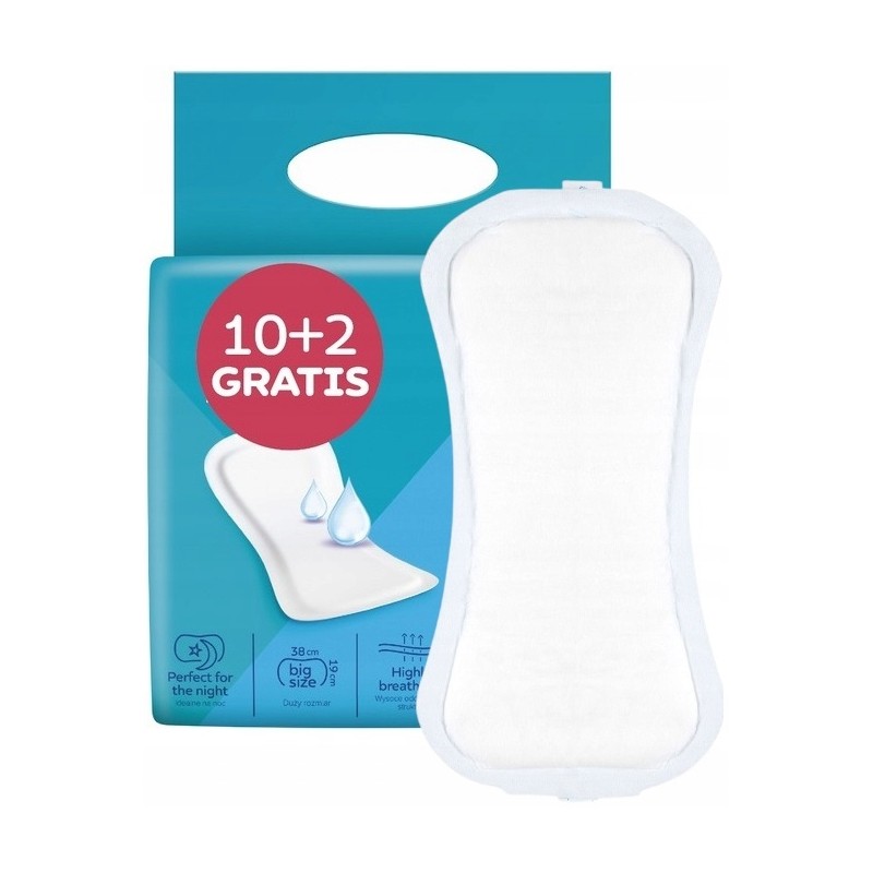 CANPOL 78/001 Oddychające podkłady poporodowe na noc 12szt