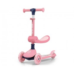 MILLY MALLY 5754 Hulajnoga Scooter FUZZY pink