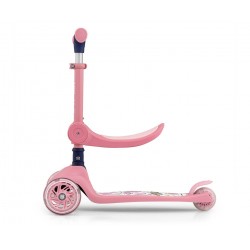 MILLY MALLY 5754 Hulajnoga Scooter FUZZY pink