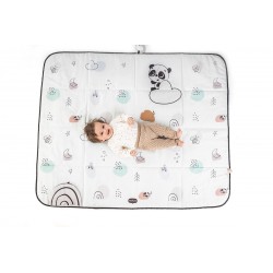 TINY LOVE TL12086000 Mata edukacyjna / podróżna XL DECOR  czarno/biała