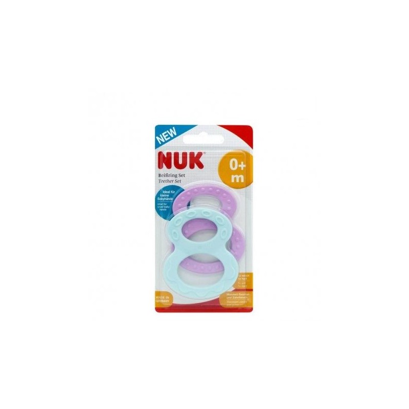 NUK 256455 Gryzak ÓSEMKA SOFT 2 szt 0+