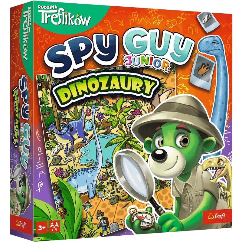 TREFL 02652 Gra Spy Guy Junior Dinozaury