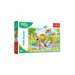 TREFL 17394 Puzzle 60 Przygody Rodziny Treflików