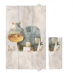 CEBA 307-000-780 Składana mata do przewijania duża 50x80 Basic Cosy Hippo