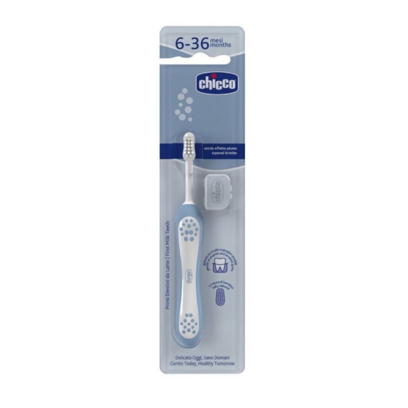 CHICCO 00012081110000 Szczoteczka do zębów Indigo 6-36 m