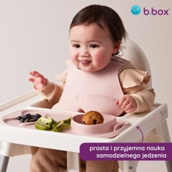 B.BOX BB101311 Roll+go zwijana mata do nauki samodzielnego jedzenia róż