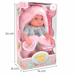 WOOPIE 52203 Lalka Bobas z Kocykiem