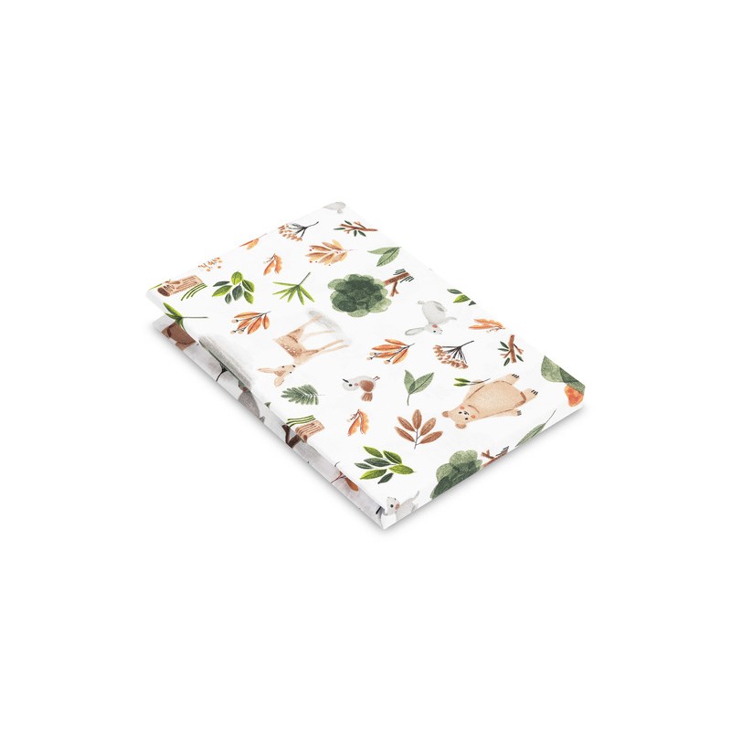 PRZEŚCIERADŁO DRUKOWANE SŁODKI LAS 60 X 120 CM