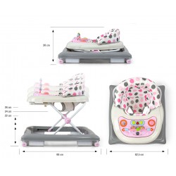 MILLY MALLY 4888 Chodzik dla dziecka Patrol Pastel Dots