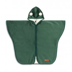 PONCZO SAMOCHODOWE ZIELONY PLUSZ