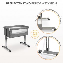 ŁÓŻECZKO SLEEP2GETHER GRAPHITE