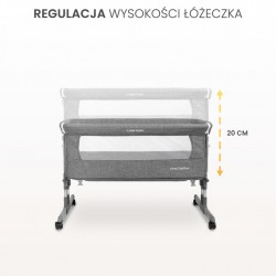 ŁÓŻECZKO SLEEP2GETHER GRAPHITE