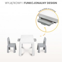 STOLIK DZIECIĘCY MONTI GREY