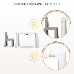 STOLIK DZIECIĘCY MONTI MINT