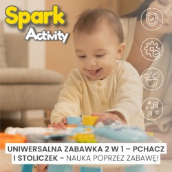 PCHACZ-STOLIK 2 W 1 SPARK PINK