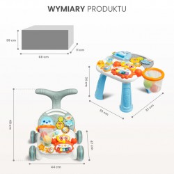 PCHACZ-STOLIK 2 W 1 SPARK GREY