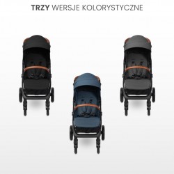 WÓZEK SPACEROWY ELMA JEANS BLUE