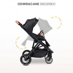 WÓZEK SPACEROWY RATIO DARK GREY