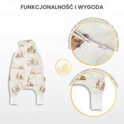 ŚPIWOREK DO SPANIA XL JEŻE SZMARAGDOWY TOG 1.0