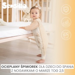 ŚPIWOREK OCIEPLANY L ZODIAK SZARY TOG 2.5