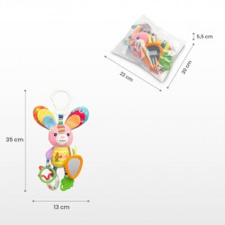 COLORFUL GRZECHOTKA PODRÓŻNA KRÓLIK