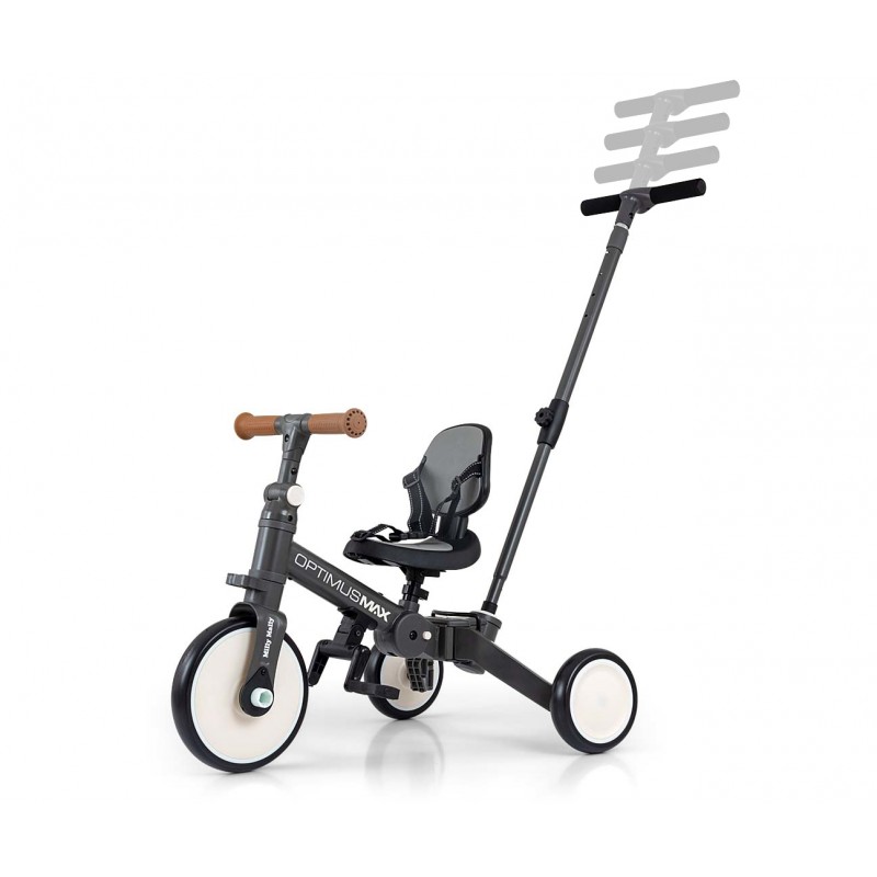 MILLY MALLY 6265 Rowerek 5w1 OPTIMUS MAX dark grey