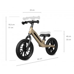 MILLY MALLY 6286 Qplay Rowerek biegowy Racer platinum
