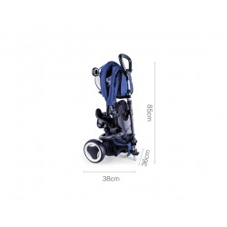 MILLY MALLY 3843 Qplay Rowerek trójkołowy Rito Plus blue