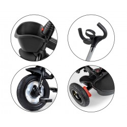 MILLY MALLY 6181 Rowerek trójkołowy Movi black-pink 5w1