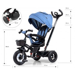 MILLY MALLY 6182 Rowerek trójkołowy Movi denim 5w1