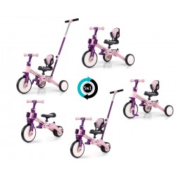 MILLY MALLY 6267 Rowerek 5w1 OPTIMUS MAX pink