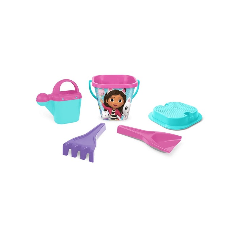 WADER 82141 Komplet do piasku Gabby's Dollhouse 5 el.