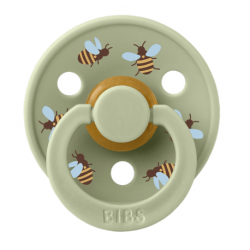 BIBS 10024250C Smoczek uspokajający STUDIO COLOUR BUMBLEBEE FRIENDS SAGE S kauczuk