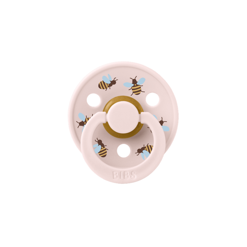 BIBS 10024334C Smoczek uspokajający STUDIO COLOUR BUMBLEBEE FRIENDS PETAL S kauczuk