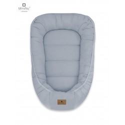 KIECZMERSKI Kokon niemowlęcy MUŚLIN BAWEŁNIANY jeans bawełna 100%