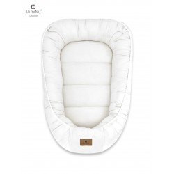 KIECZMERSKI Kokon niemowlęcy MUŚLIN BAWEŁNIANY śmietanka bawełna 100%