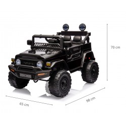 MILLY MALLY 5723 Pojazd na akumulator Toyota FJ Cruiser Black