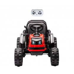MILLY MALLY 5741  Pojazd na akumulator Traktor z przyczepą Farmer Red