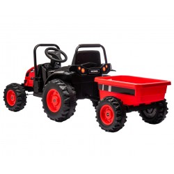 MILLY MALLY 5741  Pojazd na akumulator Traktor z przyczepą Farmer Red