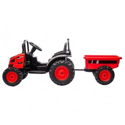 MILLY MALLY 5741  Pojazd na akumulator Traktor z przyczepą Farmer Red
