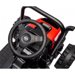 MILLY MALLY 5741  Pojazd na akumulator Traktor z przyczepą Farmer Red