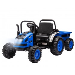 MILLY MALLY 5742 Pojazd na akumulator Traktor z przyczepą Farmer Blue