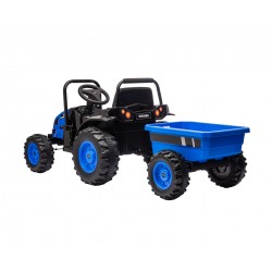 MILLY MALLY 5742 Pojazd na akumulator Traktor z przyczepą Farmer Blue