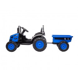 MILLY MALLY 5742 Pojazd na akumulator Traktor z przyczepą Farmer Blue