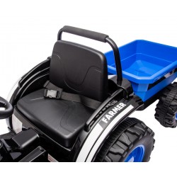 MILLY MALLY 5742 Pojazd na akumulator Traktor z przyczepą Farmer Blue