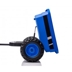 MILLY MALLY 5742 Pojazd na akumulator Traktor z przyczepą Farmer Blue
